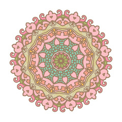 Vector round abstract circle.