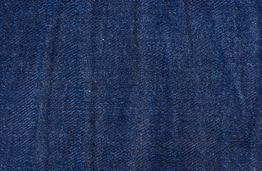 Naklejka premium Jeans texture or background denim blue.