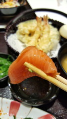 raw fish sushi