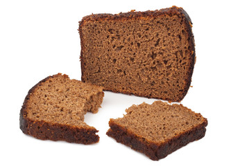 A piece of rye bread