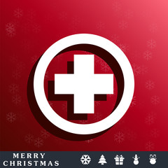 Obraz premium icon medical in round