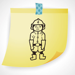 fireman doodle
