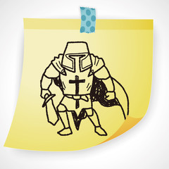 knight doodle