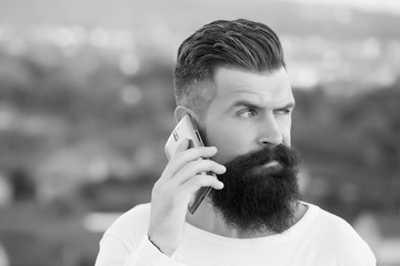 Man with mobile phone