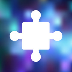 Obraz premium Puzzle icon