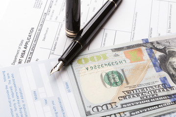 Visumantrag mit Zollanmeldung