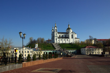 Assumption (Uspensky) Cathedral in Vitebsk. Belarus.