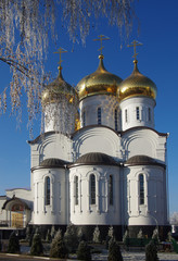Fototapeta na wymiar Church of the Transfiguration in Zhukovsky