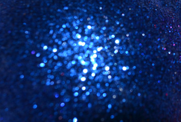 Синий блестящий фон