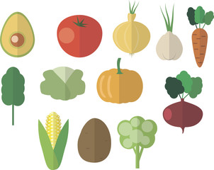 different vegetables