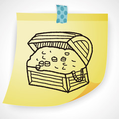 treasure chest doodle
