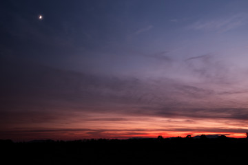 Abendlicht in der warmen Toscana