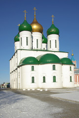KOLOMNA, RUSSA - April, 2014: Assumption Cathedral in Kolomna. V