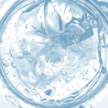 Aqua Gel Bubbles/High resolution close up of bubbles in aloe gel
