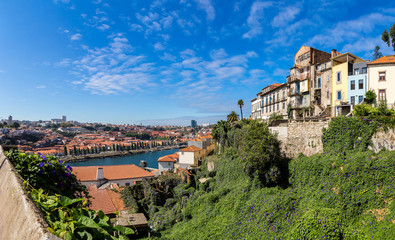 Fototapeta premium Aerial view of Porto in Portugal