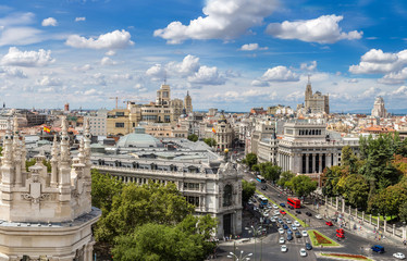 Naklejka premium Plaza de Cibeles in Madrid