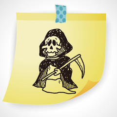Grim Reaper doodle