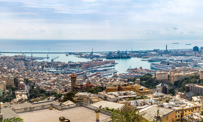 Port of Genoa in Italy