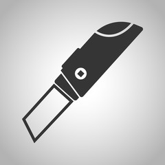 Stationery knife icon