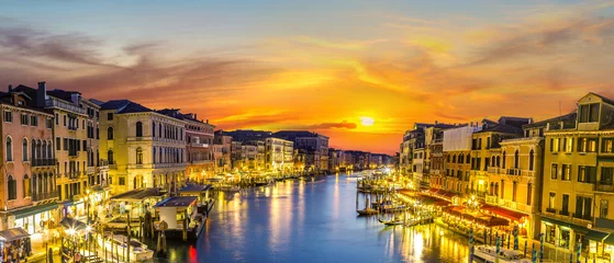 Fototapete Rund Canal Grande in Venice, Italy © Sergii Figurnyi