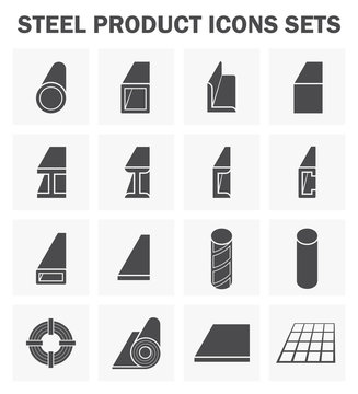 Steel product icon