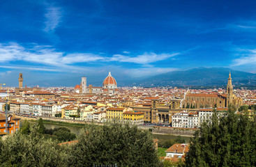 Panoramic view of Florence