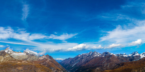 Alps mountain landscape in Switzerland