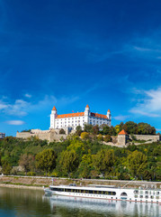 Fototapeta premium Medieval castle in Bratislava, Slovakia