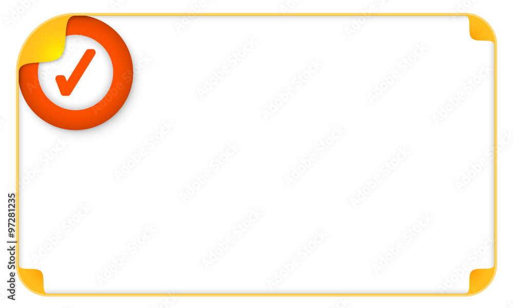 Poster Color frame for your text and check box