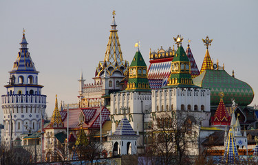 MOSCOW, RUSSIA - October, 2015: The Kremlin in Izmaylovo