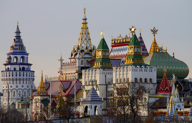 Fototapeta premium MOSCOW, RUSSIA - October, 2015: The Kremlin in Izmaylovo