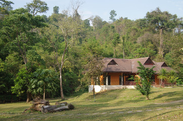 KAMPHAENG PHET, THAILAND - January, 2015: Khlong Lan national pa