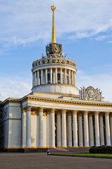 the main pavilion of Expocentre in Kiev