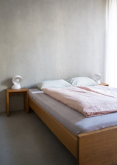 Fototapeta na wymiar modern minimalist hotel room
