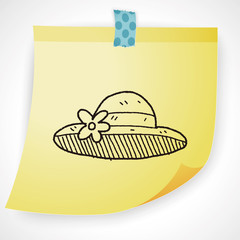 doodle Straw hat