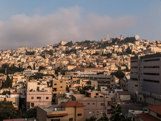 Nazareth, Israel - 11 July, 2015 - City of Nazareth panoramic view, Israel