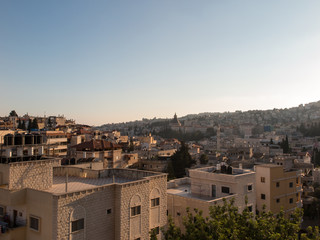 Nazareth, Israel - 10 July, 2015 - City of Nazareth panoramic view, Israel