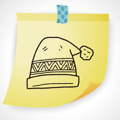 winter hat doodle