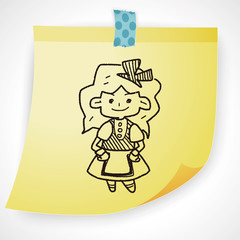 alice in wonderland doodle