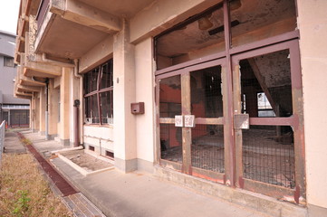旧大野木場小学校被災校舎