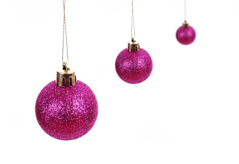 pink ball christmas ornament