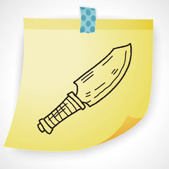 knife doodle