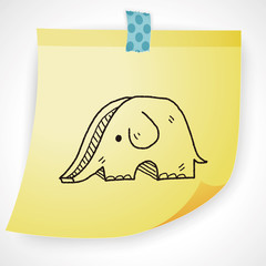 Elephant SLIDE doodle