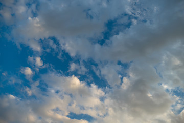 Obraz premium Cloudy blue sky abstract background