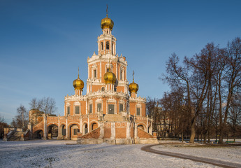 Fototapeta premium Москва. Церковь Покрова Пресвятой Богородицы в Филях.