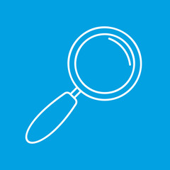 Magnify thin line icon