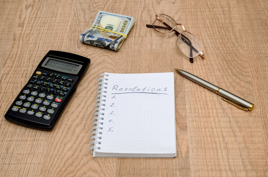 2016 goals conceptual on wooden background