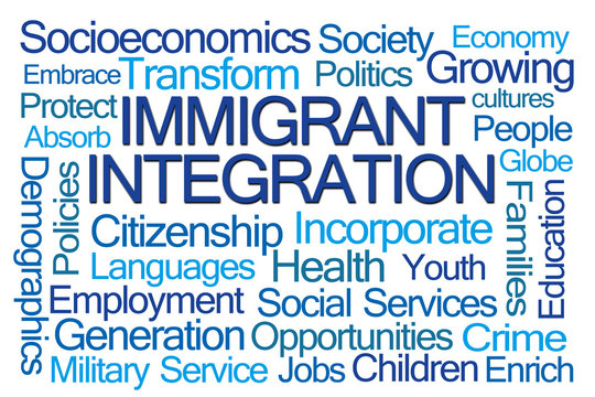 Immigrant Integration Word Cloud