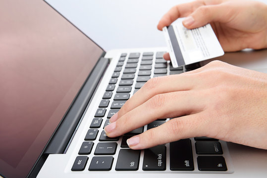 Buying online using credit card