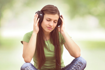 Young Woman With Headphones